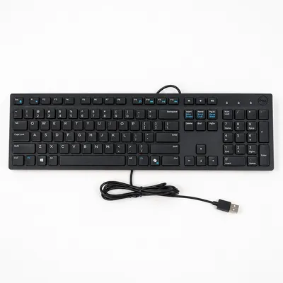 Dell KB216 USB Wired Keyboard  — Black, US English